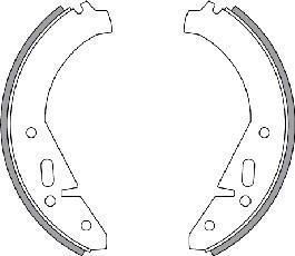 Spidan 30418 комплект тормозных колодок на SKODA 105,120 (744)