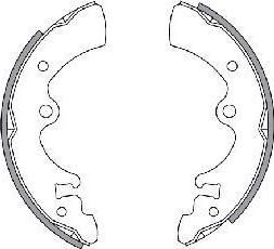 Spidan 30430 комплект тормозных колодок на NISSAN CHERRY II купе (N10)