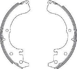 Spidan 30445 комплект тормозных колодок на TOYOTA STARLET универсал (KP6_)