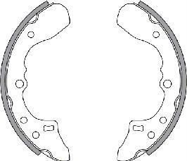 Spidan 31133 комплект тормозных колодок на MAZDA 323 III (BF)