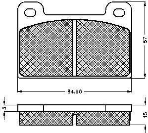 Spidan 31340 комплект тормозных колодок, дисковый тормоз на SKODA RAPID (120G, 130G, 135G)