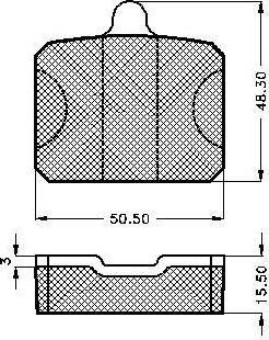 Spidan 32143 комплект тормозных колодок, дисковый тормоз на SKODA 105,120 (744)