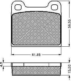 Spidan 32626 комплект тормозных колодок, дисковый тормоз на OPEL MONZA A (22_)