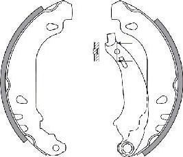 Spidan 33958 комплект тормозных колодок на RENAULT CLIO II (BB0/1/2_, CB0/1/2_)