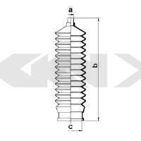 Spidan 83608 пыльник, рулевое управление на MAZDA 323 C IV (BG)