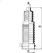 Spidan 83675 пыльник, рулевое управление на FORD MONDEO I (GBP)