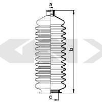 Spidan 83832 пыльник, рулевое управление на RENAULT CLIO I (B/C57_, 5/357_)