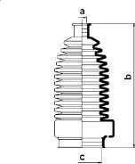 Spidan 83920 пыльник, рулевое управление на VW PASSAT Variant (3A5, 35I)