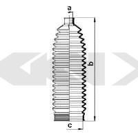 Spidan 84001 пыльник, рулевое управление на SKODA OCTAVIA Combi (1U5)