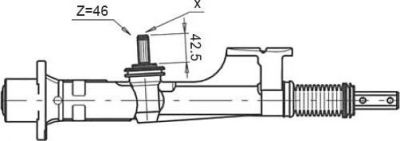 Stellox 00-35007-SX рулевой механизм на AUDI 80 (81, 85, B2)