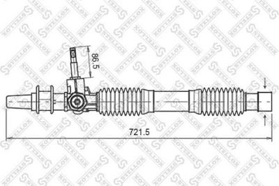 Stellox 00-35019-SX рулевой механизм на OPEL KADETT D (31_-34_, 41_-44_)