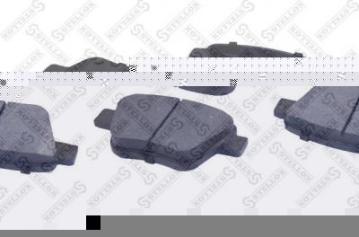 Stellox 000 025-SX комплект тормозных колодок, дисковый тормоз на SKODA OCTAVIA (1Z3)