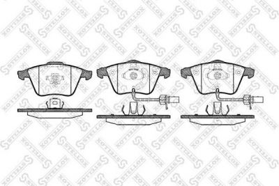 STELLOX КОМПЛЕКТ ТОРМОЗНЫХ КОЛОДОК, ДИСКОВЫЙ ТОРМОЗ (002 003-SX)