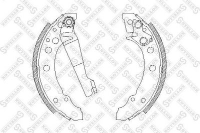 Stellox 056 100-SX комплект тормозных колодок на VW SCIROCCO (53B)