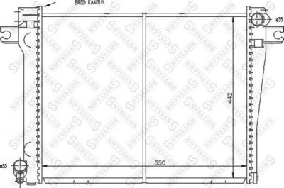 Stellox 10-25559-SX радиатор, охлаждение двигателя на 3 кабрио (E30)