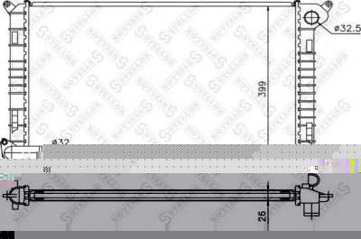 Stellox 10-26785-SX радиатор, охлаждение двигателя на MINI MINI (R50, R53)