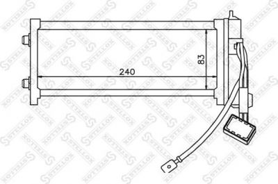 Stellox 10-35124-SX теплообменник, отопление салона на PEUGEOT 607 (9D, 9U)