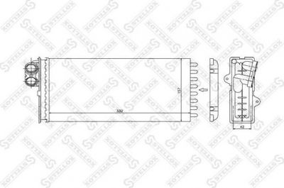 Stellox 10-35177-SX теплообменник, отопление салона на RENAULT MASTER II фургон (FD)