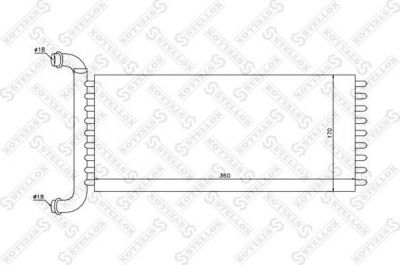 Stellox 10-35203-SX теплообменник, отопление салона на MERCEDES-BENZ VITO автобус (W639)