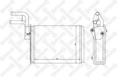 Stellox 10-35207-SX теплообменник, отопление салона на PEUGEOT BOXER автобус (230P)