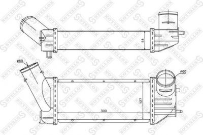 Stellox 10-40063-SX интеркулер на PEUGEOT PARTNER фургон (5)