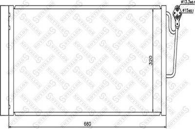 Stellox 10-45649-SX конденсатор, кондиционер на MINI MINI Roadster (R59)