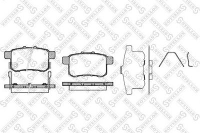 Stellox 1002 000L-SX комплект тормозных колодок, дисковый тормоз на MERCEDES-BENZ CLS (C219)