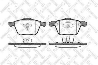 STELLOX КОМПЛЕКТ ТОРМОЗНЫХ КОЛОДОК, ДИСКОВЫЙ ТОРМОЗ (1081 000-SX)