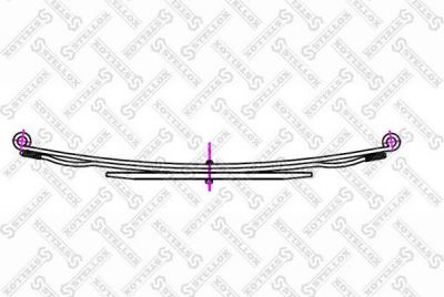Stellox 12-00003-SX многолистовая рессора на FORD TRANSIT c бортовой платформой/ходовая часть (E_ _)