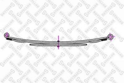 Stellox 12-00004-SX многолистовая рессора на FORD TRANSIT c бортовой платформой/ходовая часть (E_ _)