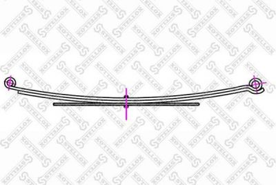 Stellox 12-00011-SX многолистовая рессора на FORD TRANSIT c бортовой платформой/ходовая часть (E_ _)
