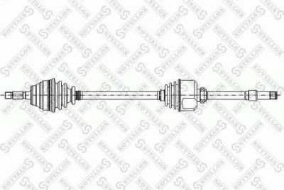 Stellox 158 1007-SX приводной вал на PEUGEOT BOXER фургон (230L)