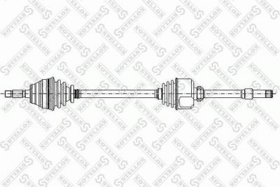 Stellox 158 1764-SX приводной вал на RENAULT KANGOO (KC0/1_)