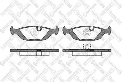 Stellox 166 010B-SX комплект тормозных колодок, дисковый тормоз на SAAB 9000