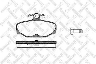 STELLOX КОМПЛЕКТ ТОРМОЗНЫХ КОЛОДОК, ДИСКОВЫЙ ТОРМОЗ (216 000-SX)