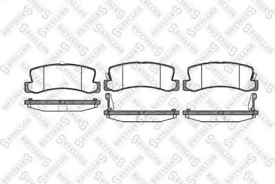 STELLOX КОМПЛЕКТ ТОРМОЗНЫХ КОЛОДОК, ДИСКОВЫЙ ТОРМОЗ (225 022-SX)