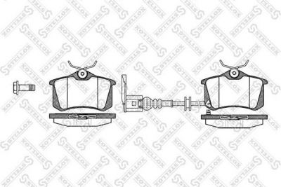 STELLOX КОМПЛЕКТ ТОРМОЗНЫХ КОЛОДОК, ДИСКОВЫЙ ТОРМОЗ (274 041-SX)