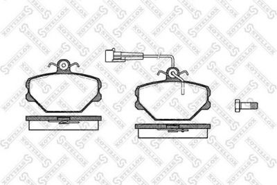 Stellox 275 002-SX комплект тормозных колодок, дисковый тормоз на FIAT TIPO (160)