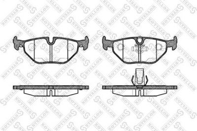Stellox 276 015B-SX комплект тормозных колодок, дисковый тормоз на 5 Touring (E39)