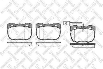 STELLOX КОМПЛЕКТ ТОРМОЗНЫХ КОЛОДОК, ДИСКОВЫЙ ТОРМОЗ (281 000B-SX)