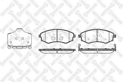 Stellox 329 003B-SX комплект тормозных колодок, дисковый тормоз на SSANGYONG REXTON (GAB_)