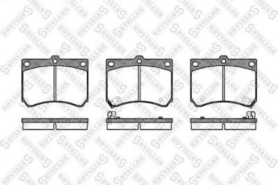 Stellox 344 002B-SX комплект тормозных колодок, дисковый тормоз на MAZDA 323 C IV (BG)