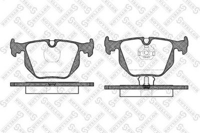 STELLOX КОМПЛЕКТ ТОРМОЗНЫХ КОЛОДОК, ДИСКОВЫЙ ТОРМОЗ (392 000B-SX)