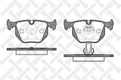 STELLOX КОМПЛЕКТ ТОРМОЗНЫХ КОЛОДОК, ДИСКОВЫЙ ТОРМОЗ (392 020B-SX)