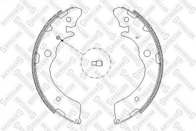 STELLOX Колодки тормозные барабанные, комплект (394 100-SX)