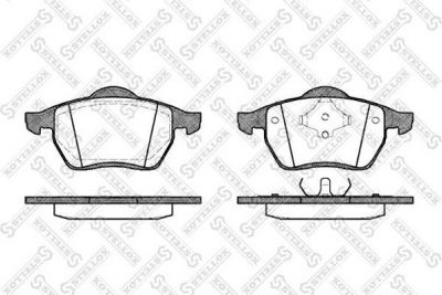STELLOX КОМПЛЕКТ ТОРМОЗНЫХ КОЛОДОК, ДИСКОВЫЙ ТОРМОЗ (401 000B-SX)