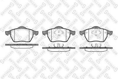 STELLOX КОМПЛЕКТ ТОРМОЗНЫХ КОЛОДОК, ДИСКОВЫЙ ТОРМОЗ (401 001B-SX)