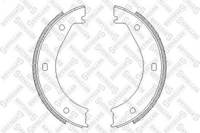 STELLOX Колодки тормозные барабанные, комплект (415 100-SX)