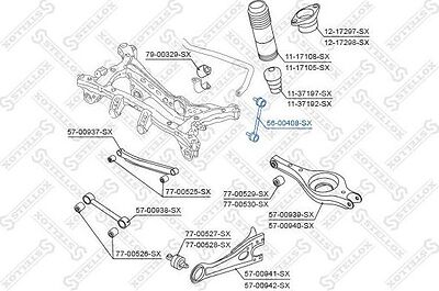 Stellox 56-00408-SX тяга / стойка, стабилизатор на KIA SPORTAGE (SL)