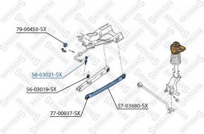 Stellox 56-03021-SX тяга / стойка, стабилизатор на FORD MONDEO I (GBP)